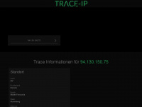 trace-ip.de Webseite Vorschau