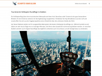 helikopter-rundflug.com Webseite Vorschau