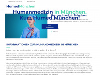 humed-münchen.de Webseite Vorschau