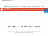 zahnaerzte-dr-bruentjen-und-kollegen.de Webseite Vorschau