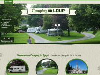 camping-du-loup-lourdes.com Webseite Vorschau