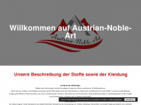 austrian-noble-art.at Webseite Vorschau