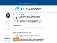 it-governance.blog Webseite Vorschau