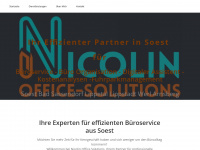 nicolinofficesolutions.de Webseite Vorschau