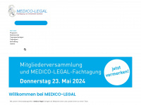medico-legal.ch Webseite Vorschau