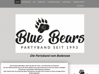 bluebears-band.de Webseite Vorschau