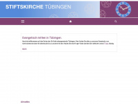 stiftskirche-tuebingen.de Webseite Vorschau