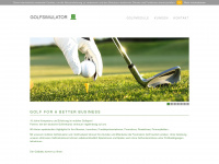 golfsimulator.de Webseite Vorschau