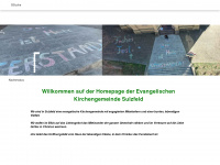 evang-kirche-sulzfeld.de Webseite Vorschau