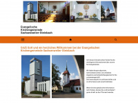 ev-kirche-sachsenweiler-steinbach.de Webseite Vorschau