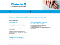 diakonie-aen.de Webseite Vorschau