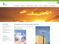 ev-kirche-ilvesheim.de Webseite Vorschau