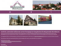 ohmenhausen-evangelisch.de Webseite Vorschau