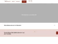 lineandart.ch Webseite Vorschau