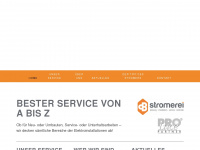 stromerei.ch Webseite Vorschau