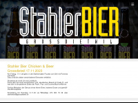 stahlerbier.ch Webseite Vorschau