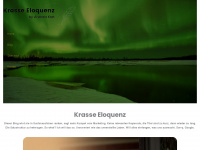 krasse-eloquenz.de Webseite Vorschau