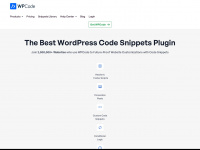 wpcode.com Webseite Vorschau
