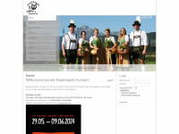 musikkapelle-surheim.de Webseite Vorschau