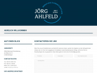 joerg-ahlfeld.de Webseite Vorschau