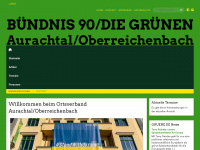gruene-aurachtal-oberreichenbach.de Webseite Vorschau