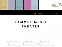 kammermusiktheater.de Webseite Vorschau