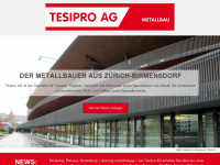 tesipro.ch Webseite Vorschau