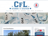 cfl-cheer-dance.com Webseite Vorschau