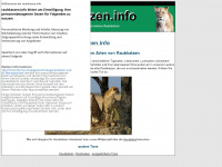 raubkatzen.info Webseite Vorschau