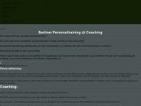 berlin-coaching-personaltraining.de Webseite Vorschau