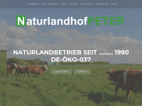 naturlandhof-peter.de Webseite Vorschau