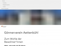 goennerverein-aettenbuehl.ch Webseite Vorschau
