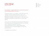 hilber-urbandesign.ch Webseite Vorschau
