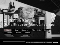 christophbuergin.ch Webseite Vorschau