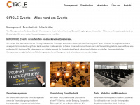 circle-events.ch Webseite Vorschau