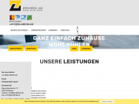 zenobini-ag.ch Webseite Vorschau