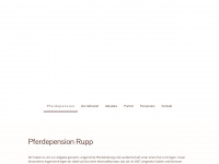 pferdepension-rupp.ch Webseite Vorschau
