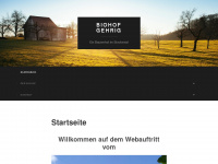 biohof-gehrig.ch Webseite Vorschau