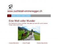 zuchtstall-emmenegger.ch Webseite Vorschau
