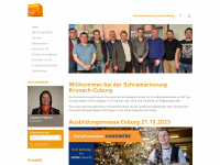 schreinerinnung-kronach-coburg.de Webseite Vorschau