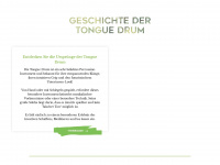 tonguedrum.de Webseite Vorschau