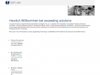 exceeding-solutions.de Webseite Vorschau