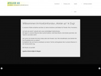 atelier40.ch Webseite Vorschau