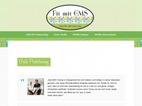 fit-mit-ems.com Webseite Vorschau