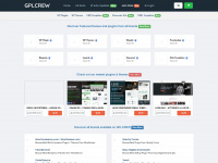 gplcrew.com Webseite Vorschau