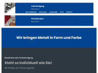 nowack-metallbau.de Webseite Vorschau