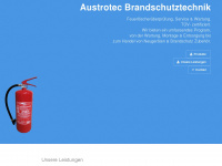 atc-brandschutz.at Webseite Vorschau