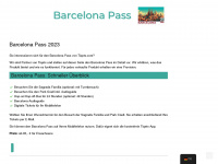 barcelonapass.net Webseite Vorschau