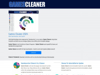 games-cleaner.de Webseite Vorschau