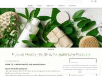 natural-health.ch Webseite Vorschau